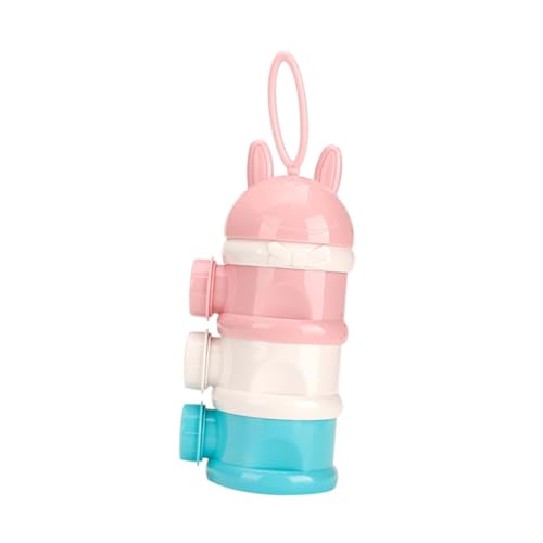 CIMAXIC Dispensador De Leche En Polvo Para Bebé De Contenedor De Almacenamiento De Portátil y Apilable Diseño En Forma De Rana Ideal Para Viajes y Alimentación Infantil