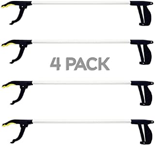 1ABOVE set of 4 Garden/Leaf Grabber Stick/Grabber Tool Pickup Tool Litter Grabber Picker Long Arm Rotating Gripper Reaching Aid Rubbish Pick Up Reaching Mobility Tool Handy Grabber Disability Aids