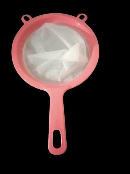 WINSLOW Net Milk Water Strainer Garani Plastic Filter Mesh Nylon Milkcan Fitted (1 pc) Net Length 19 cm, Dia 22 cm