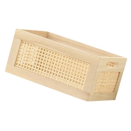 Cesta de almacenamiento de madera resistente para acabar con la falta de espacio en armario 2