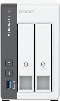exclusiveQNAP 2-bay NAS TS-216G / AZ 2.5G support low power consumption "Easy setup guide included" / Domestic authorized dealer White