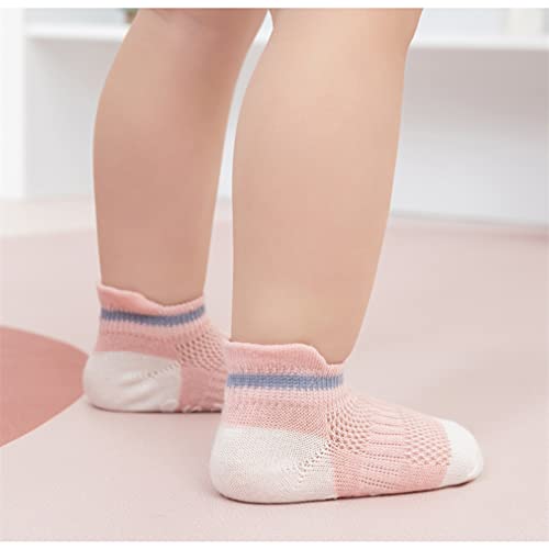 Baby Grip Socks Toddler Non Slip Thin Mesh Infant Pointelle Eyelet Socks Unisex Girl Boy No Show Floor Ankle Socks3