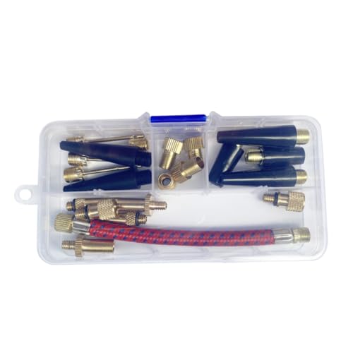 Bike Valve Converter Set Air Pump Adapter Valve Extension Pipe for Bike Tyres 21PCS Extension Pipe Tyre Pump Adapter Tyre Extender2