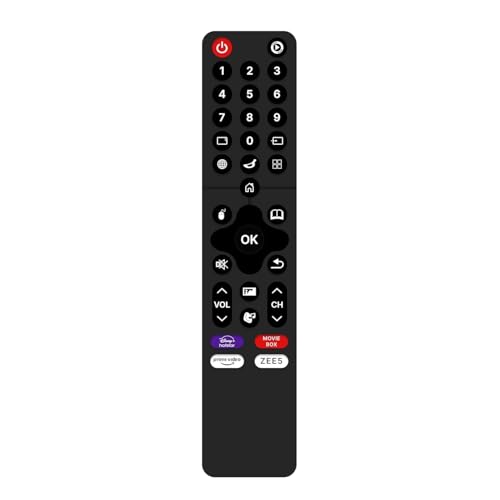 Image of Compatible Smart TV Remote Control for Akai, Beston, Daiwa, Hyundai, Onix, Sansui, Vise, VW TV's Ensure Compatibility by Matching Original Remote Exactly