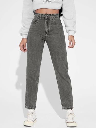 Image of KOTTY Women High Rise Straight Jeans