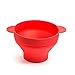 Produktbild Hair Clips Popcorn Maker Machine Popcorn Popper Mikrowelle Silikon Popcorn Maschine mit Deckelgriffe Heißluft Rote Hohe Temperaturresistenz für Kinder Home Party
