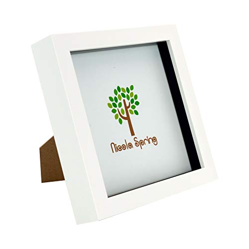 6x6 Fotorahmen Bilderrahmen in Weiß - stehend und hängend