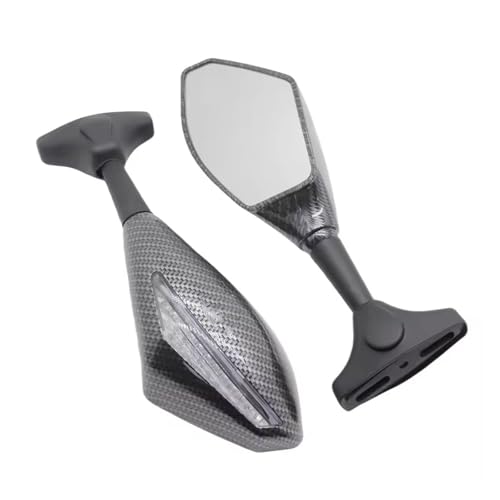 Espejos retrovisores laterales de motocicleta Ducati 748 Biposto 1998 1999 2000 con LED 3