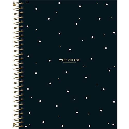 Caderno Tilibra Capa Dura Colegial Espiral 10 Matérias West Village 160 Folhas Sortido