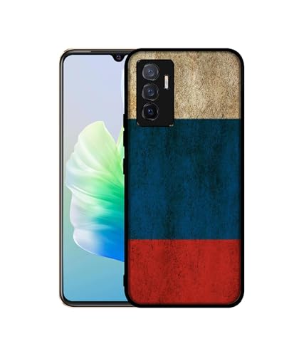 Image of Autumn Girl Design Premium 2D Printed Metal Back Case Cover for Vivo V23E 5G / Y75 4G