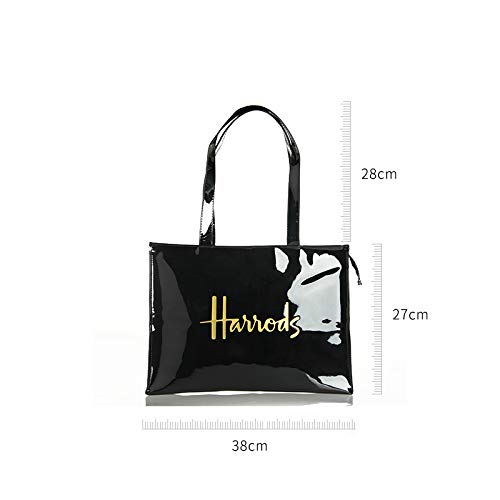 ATMACA Zaino Borsa Per La Spesa Riutilizzabile Ecologica Ecologica London Lady Shopper Borsa Di Grande Capacità Di Borsetta Impermeabile