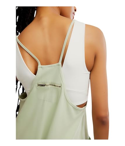Image of Free People Womens Hot Shot Onesie, Green Tea, Medium, 13