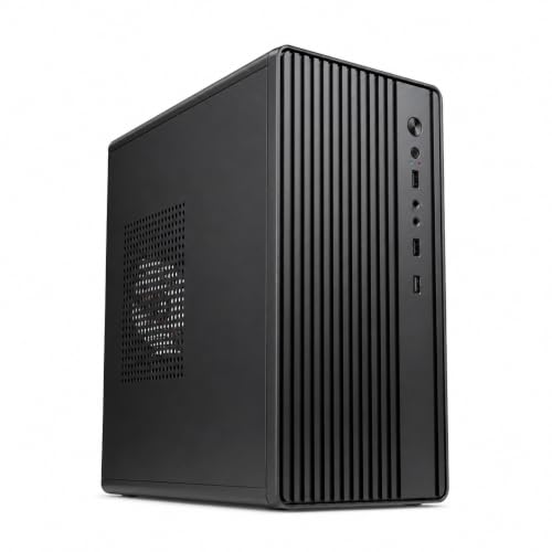 Image of Professional Desktop PC | Core i7 4th Gen Up to 4.00GHz | 8GB RAM | 256GB SSD | Windows 11 Pro + MS Office | WiFi Dongle | HDMI & VGA | HD 4600 Graphics | Metal Cabinet | Home Office Study Computer
