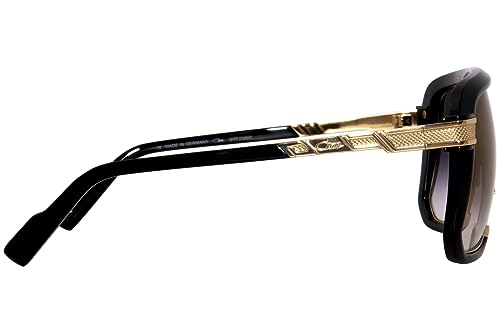 Cazal Legends 682 001 Sunglasses Gold Plated/Black/Grey Gradient Pilot 57mm3