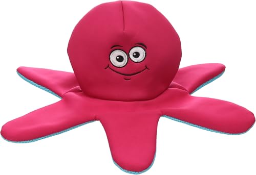Flamingo Hundespielzeug Fronne Oktopus Emoji – Rosa – 40 cm | Schwimmfähig, strapazierfähig & unterhaltsam!
