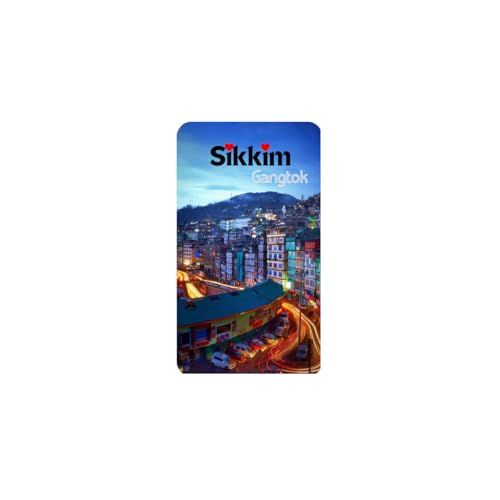Gangtok Diaries: How the Universe Sent Me on a Solo Trip (With a Twist) AVI Rubber Rectangular Fridge Magnet Multicolor Gangtok, Sikkim I...
