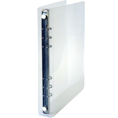 Amazon | A5サイズ6穴 保存バインダー-R15-クリア-ホワイト HB