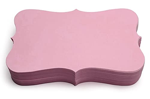 PPAPPAPPIYO 3x5 Pink index card stock/Set of 50 Blank index cards 350gsm (rose pink)