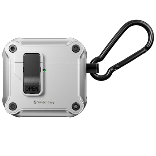 ySwitchEasyz AirPods 4 Ή P[X ϏՌ h~ Jri t Jo[ bN @\ t CX[d MagSafe Ή [ AirPods4 GA|bc 4 4 Ή ] case Rugged Shield T