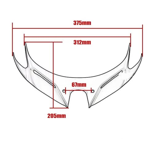 Winglets bouche coque protection avant pour carénage Ninja 400 2018-2023