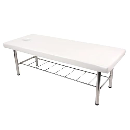 マッサージベッド (H脚・有孔) ホワイト 長さ190×幅80×高さ63cm マッサージ 施術