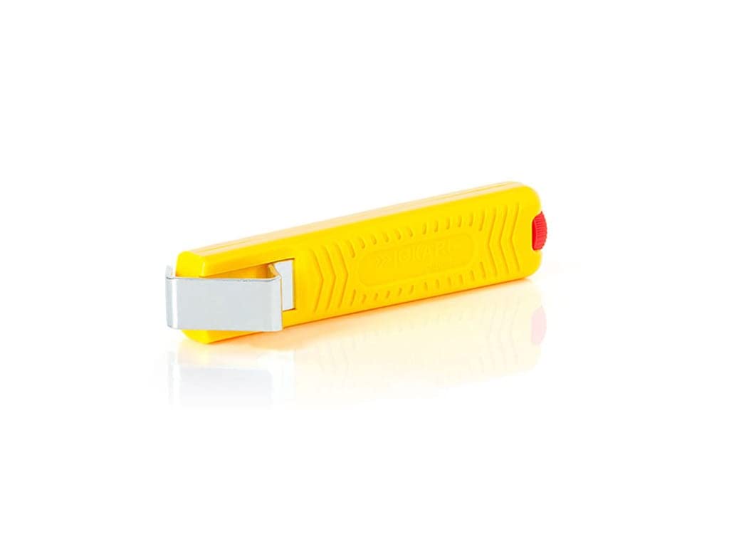 Jokari 10162 Standard Version Secura Cable Stripping Knife for All Standard Round Cables, No. 16, 13.2cm L x 2.9cm W x 3cm H