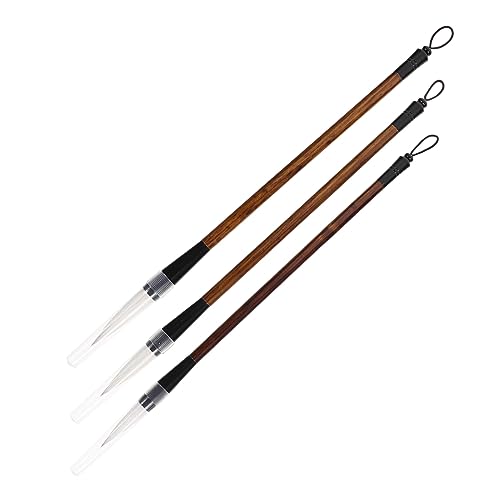 HONMEET Calligraphy Brush Set 3pcs Writing Brush Pens Writing Tools Beginner-friendly Traditional Chinese Style