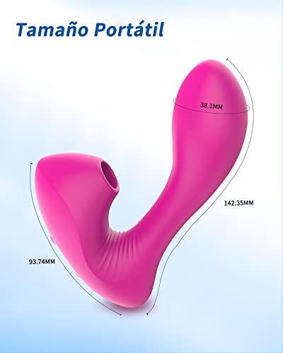 Coyoho Ṿiḇradorḁḑor Ŝạtisfyęr pro 5 ʂùcciønadør Ṃujęr Jṳguetęs Ḗróticos para Ṗaręja Ŝęxualęs Ḉṓnsṓlaḑṓr Femęnịno, Vęrdạdero Ŝùcciónadór de Clítóriʂ 10*10Modo (rúbeo)