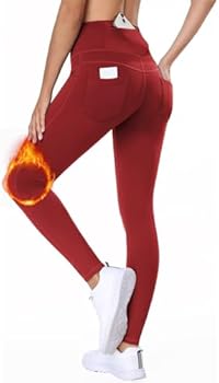 BAYGE Dames Thermo Leggings Winter Fleece Gevoerd Hoge Taille Waterdicht Onzichtbaar Slim Fit Jeggings Yogabroek Wandelbroek Sportbroek Panty met Zakken, Grijs, XL