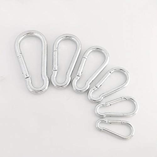 GoldStar Spring Snap Links - Steel Snap Hook, Carabiner Clip with Spring Lock (4" - 90.7mm, 1000 Pieces)