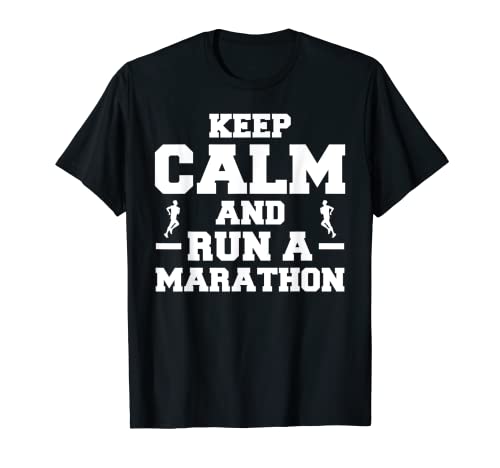 Keep Calm Runner Jogger Gift Marathon Running Jogging T-Shirt