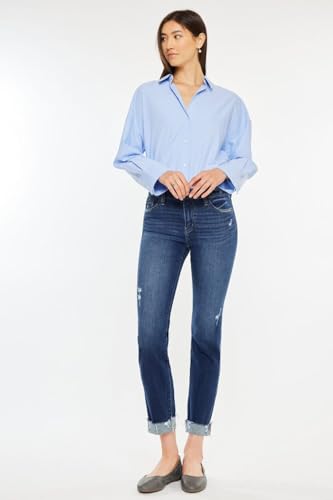 SALT TREE Kancan - Emely Mid Rise Slim Straight Leg Jeans - Essential, KC20062D3
