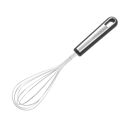 Wiltshire Aspire Whisk, Stainless Steel, Egg Whisk, Baking & Whipping Balloon Whisk, Anti-Slip Soft Touch Handle, Grey & Silver, 29x5.5x5.5cm