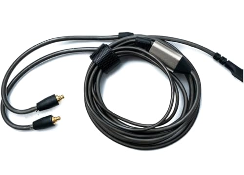 SYSTEM-S Câble audio de rechange 120 cm AUX Jack 3,5 mm pour casque Sennheiser AKG N5005 HD6XX IE 900
