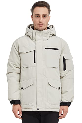 Orolay Men's Warm Parka Jacket Anorak Winter Coat with Detachable Hood3