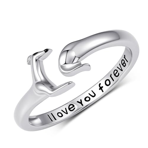 Italian Grayhound Open Ring for Women 925 Sterling Silver Dog Ring Italian Grayhound Jewelry Dog Jewelry Gifts for Women
