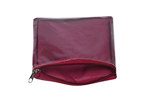 Image of Set of 10 Makeup Pouches Necklace Earrings Cosmetic Vanity Storage Box Jewellery Organizer Toiletry Organizer Pouch for Women Color - Red