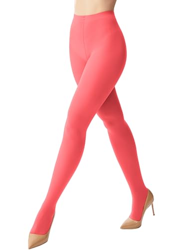 Image of leg elegant Women's 80 Den Microfiber Soft Opaque Tights Pantyhose