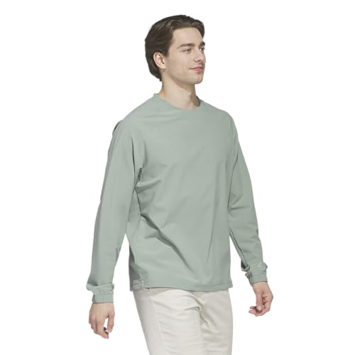 adidas Men's Go-to Wind Crewneck Pullover2