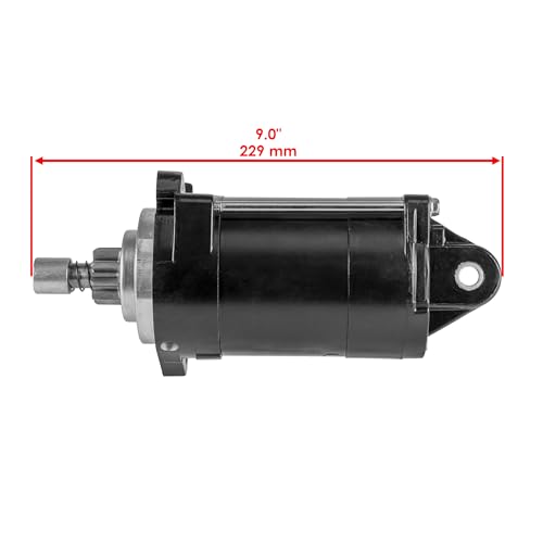 Caltric Starter Motor Compatible with Yamaha Marine Outboard 130 HP 130TLR 20" Remote 1997-2004 miniatura 2