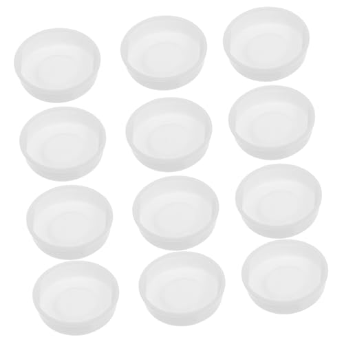 SOLUSTRE 20pcs Mailing Tube End Caps Small End Caps End Plugs for Mailing Tubes Multi-function Round Caps Round End Caps Kraft Paper Tube End Plugs Poster Tube End Plugs White Plastic