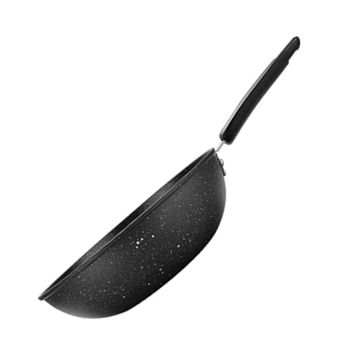 Wok pequeño antiadherente Luxshiny para cocina miniatura 1