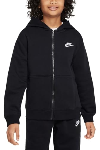 Nike Sportswear Club Fleece Big Kids' Tracksuit (FD3114-010, Black/White)3