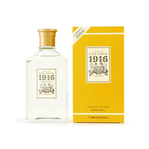 1916 - Original, Eau de Cologne pour homme et femme, 200 ml, Parfum unisexe, Eau de toilette pour homme et femme, Parfum d'agrumes et de fleurs, Arôme longue durée