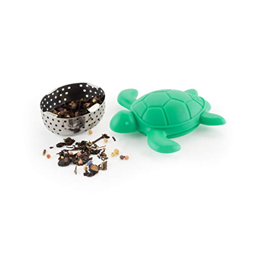 Turtle Tea Infuser Stainless Steel And Silicone Turtle Shaped Loose Leaf Tea Infuser By Truezoo #TOP4