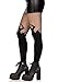 Leg Avenue Women’s Alt Fashion Flame Fishnet Tights for Women with Designs, Black Opaque, One Size
