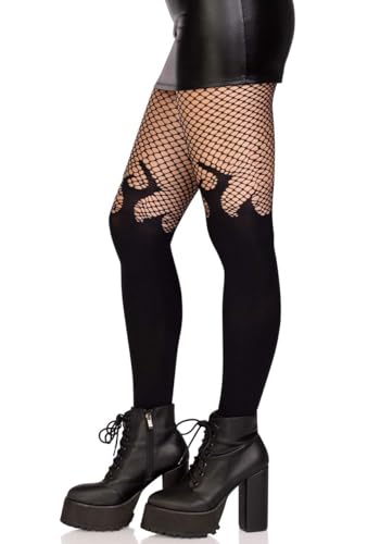 Image of Leg Avenue Women's Dark Alternative Fishnet Tights