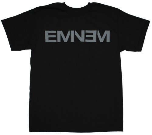 TeeShirtPalace - Camiseta - Hombre de color Negro de talla Medium - TeeShirtPalace Eminem New Logo Slim Shady (Camiseta) Medium Nero