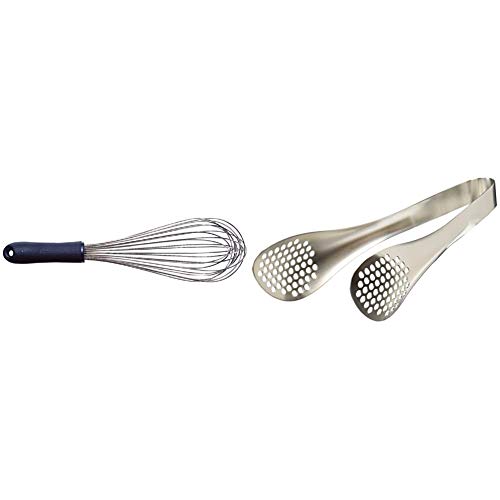 柳宗理 日本製 泡立て器 全長30cm & 日本製 ステンレス トング 穴あき 全長22cm【セット買い】