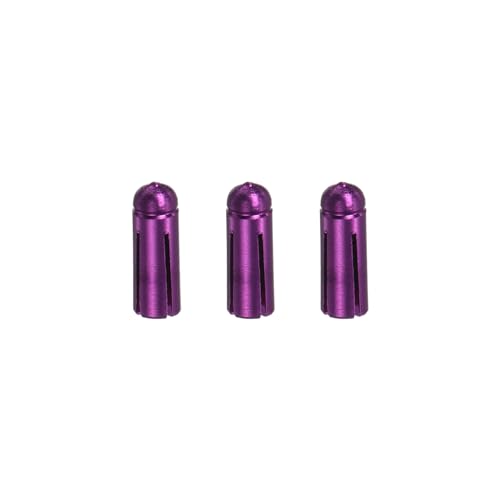M METERXITY 3 Pack Dart Flight Protectors - Aluminum Dart Accessories, Apply to Darts Games/Party/Entertainment Purple